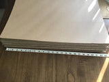 20pcs Cardboard For All Your DIY Project; 22 inches x 22 inches, thickness 2mm (56cm x 56cm x 2mm)