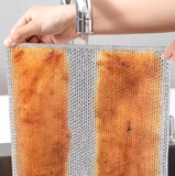 20 pcs Multipurpose Metal Wire Dishwashing Cleaning Rags (Size 20x20cm)